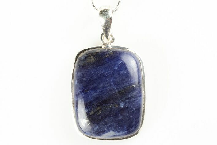 Sodalite Pendant (Necklace) - Sterling Silver #192379
